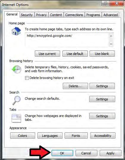 Simply click the OK button at the bottom of the window to save the recently changed options. These are all of the steps needed to be taken to disable file caching in Internet Explorer.