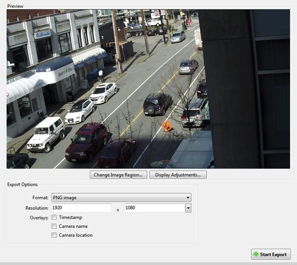 Figure 92: Export tab for snapshot export 2. In the Format: drop-down list, select an export format. 3.