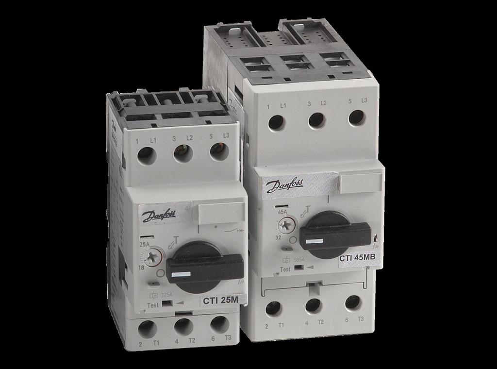 Data sheet Circuit Breakers Type CTI 25M, CTI 45MB Circuit breakers for short circuit and overload protection of motor applications cover the current range 0.1 45 A (AC-3 rating).