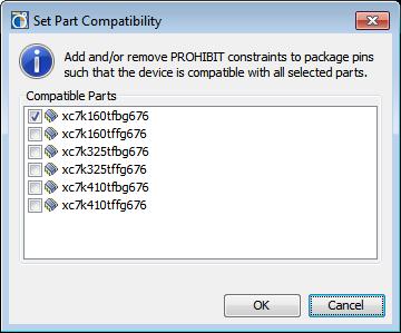 Step 7: Defining Alternate Compatible Devices The Set Configuration Modes dialog box opens, as seen in Figure 2 5.