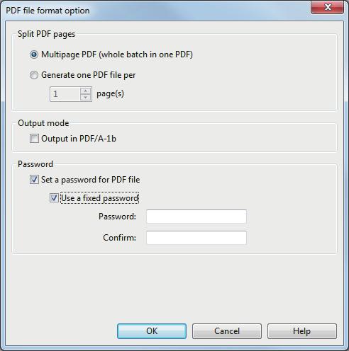 Setting Passwords for PDF Files 3. Click the [OK] button to close all the windows. ATTENTION It is not possible to open a PDF file if you forget the password.