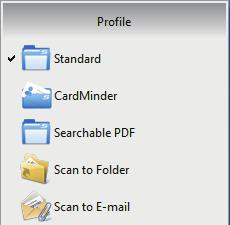 How to Perform a Scan Select a previously set profile Scan Save and use the scanned image For details, refer to "Profile" (page 58).