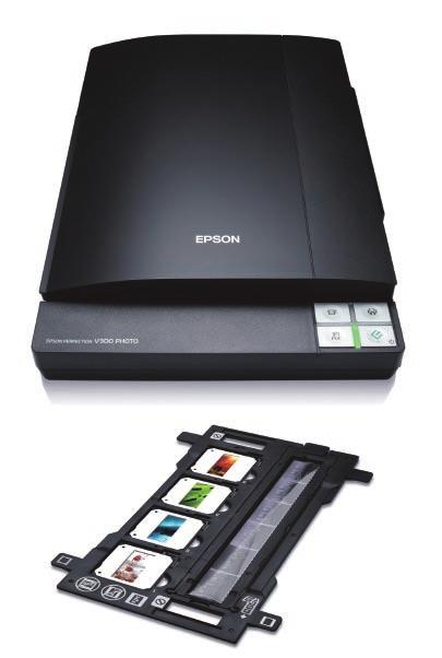 EPSON PERFECTION V350 PHOTO 07 This easy to use 4800 dpi scanner comes with a unique Auto Film Loader so you can scan your 35 mm film strips at the push of a button.