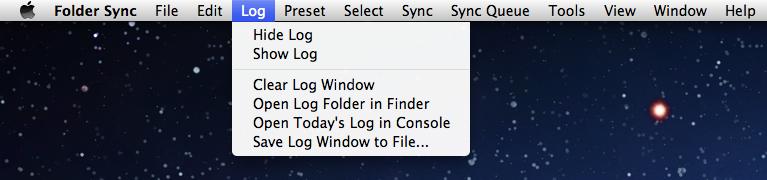 Folder Sync Instruction Manual Page 17 of 22 7 Logging System Folder Sync includes a comprehensive logging system. All lines added to the Log are automatically saved.