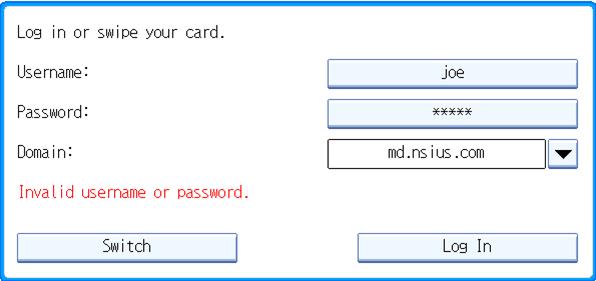 describes options for the manual ID entry login. Manual ID entry login prompts for both ID or server or registers an unrecognized user.