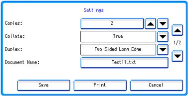 Print Set the preferences and then release the jobs according to the preferences.