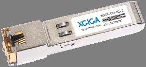 XGSF-T12-02-2 10/100/1000 BASE-T Copper SFP Transceiver PRODUCT FEATURES Up to 1.25 Gb/s bi-directional data links Hot-pluggable SFP footprint Low power dissipation(1.