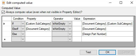 The property editor can now use a combination of regular expressions (RegEx) to validate input before