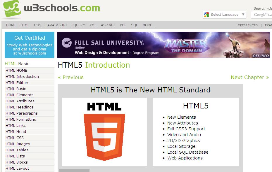 An Introduction to HTML (pg 7) HTML