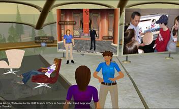 Even virtual worlds get marketing plans IBM has over 4,000 employees