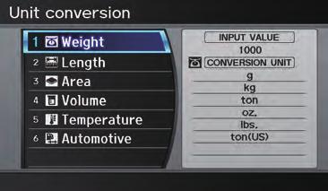 Un it Conver sion Values entered on the calculator can be converted from one unit to another (e.g., inches to millimeters). To perform a conversion: 1.
