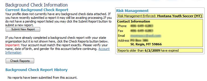 To allow for submission of a report you select an assignor that has R/M enabled for the assignor account.