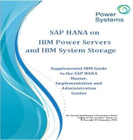 SAP HANA on IBM POWER Reference Material IBM and SAP has prepared many technical document for SAP HANA on Power planning,
