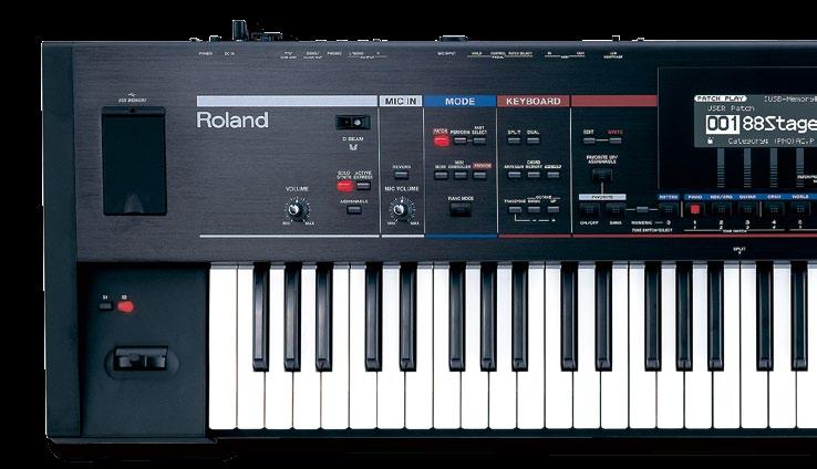 Synth Star for the Stag Made for Live Gigs, This Synth Shines Onstage JUNO-STAGE is packed with great stage-ready sounds, including organs, electric pianos, brass,