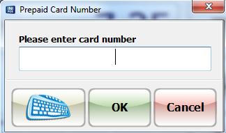 Enter the unique barcode (ex: 0000100) then press OK.