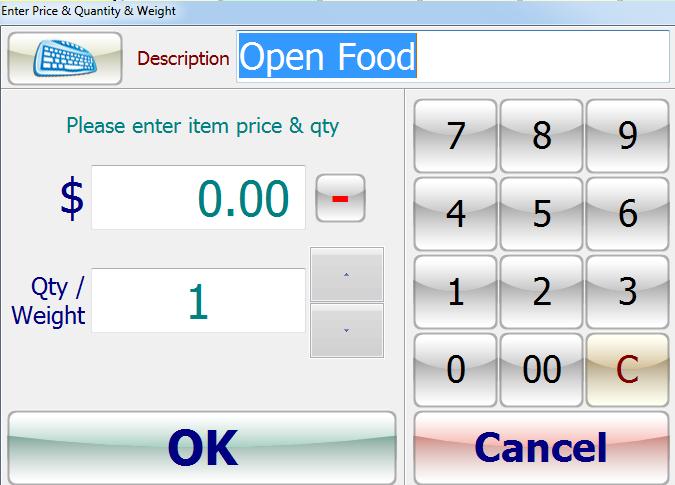 This is Item Type option. The important ones user must know are: Open, Alcohol and Taste. Alcohol must be checked for alcohol items.