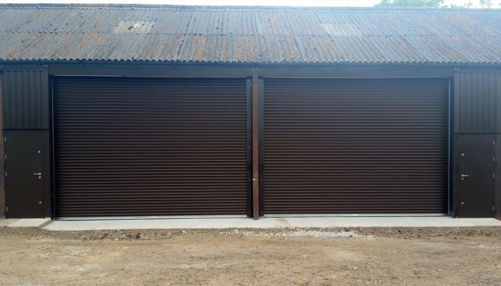 TITAN STEEL ROLLING SHUTTER Steel Roller Shutter Applications: The TITAN, is a heavy duty rolling shutter door for industrial, agricultural and commercial use for factories, warehouses, grain stores,