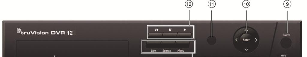 Figure 2: Front panel controls 1 USB port. 2. CD/DVD burner (optional). 3. Eject button: Press to eject CD/DVD disc. 4. Archive button: Press once to enter quick archive mode.