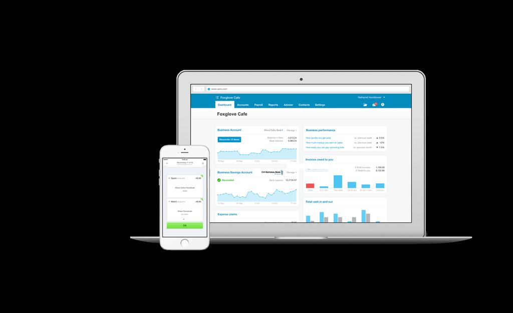 Beautiful cloud-based accounting software Connecting people with the right