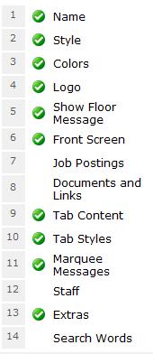 Adding Job Postings in Booth Builder Please ensure that you post jobs for your booth via step 8 and not step 7.