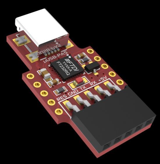 1. Description 3. Features microusb - The microusb Programming Adaptor () is a USB to TTL UART bridge converter which is simple, cost effective, very small and easy to use.