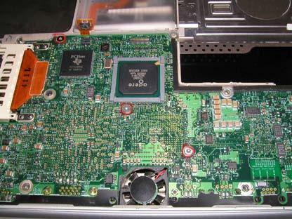 If you have not already done so, remove the hard drive cable from the motherboard