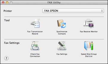 Setting Up Speed/Group Dial Lists Using the Fax Utility - OS X You can set up your speed dial and group dial lists using the FAX Utility.