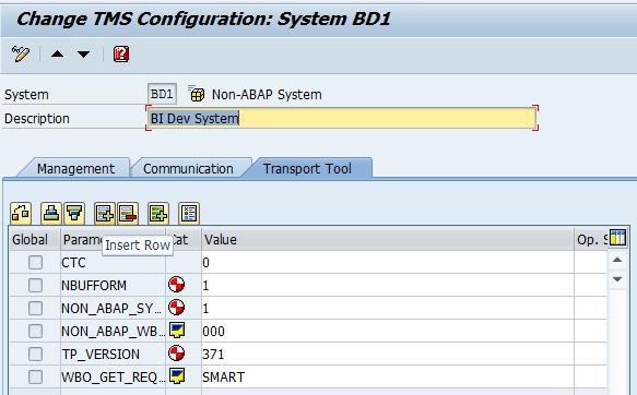 To do so, double-click in the system list on the system BD1 that you just created.