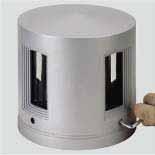 BLITZ 183 A robust, die-cast aluminium cap is secured to the base with four vandalproof stainless
