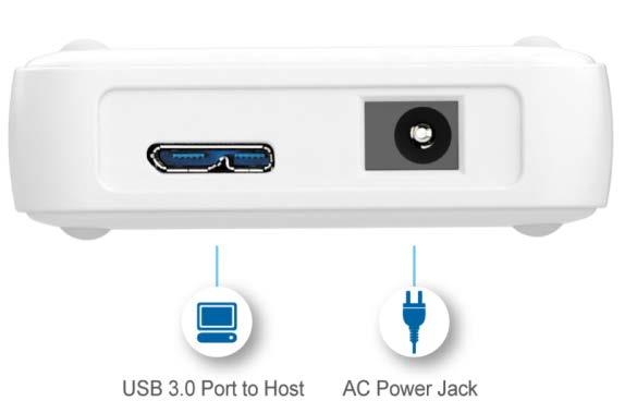 10) Host Interface Video Output Connector USB 3.