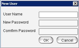 user passwords; and change the VRM Admin password. Adding Users To add a new VRManager Client user: 1. Click New.