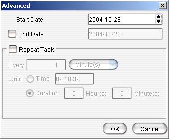 Check the Show multiple schedules checkbox to display and set up more than one schedule. You can add new multiple schedules, then modify them.