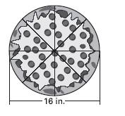 10. Find the area of the shaded region. a. b.