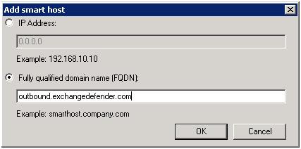 Select the radio button to "Fully qualified domain