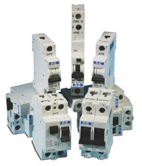Distribution board switch and protection devices 3 Eaton provides a comprehensive range of modular solutions for circuit protection and control.