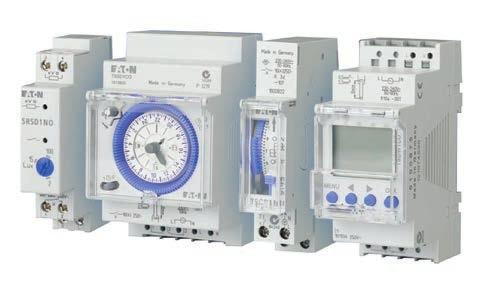 Modular control and switching devices 4 Eaton s wide range of modular timers and twilight switches are suitable for any residential or commercial application offering automatic lighting control.