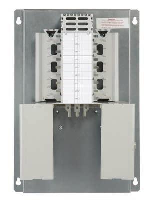 Type B distribution boards are fully type tested with a conditional short circuit rating of 25kA to BS EN 61439.