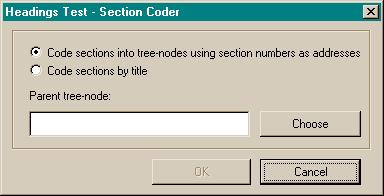 Section Coding Once you have your documents in the right format and in NVivo, coding by section is straightforward. You can section code one, some or all of your documents.