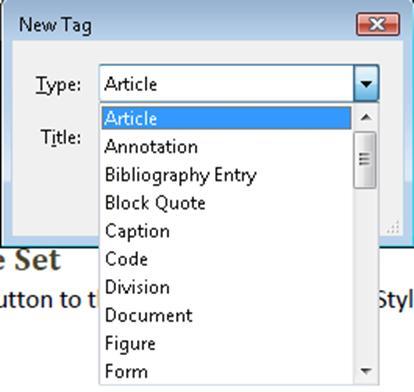 You can add content to an existing Tag or create a new Tag for content. If you need a new Tag for content the new Tag dialog will open for the newly created Tag.