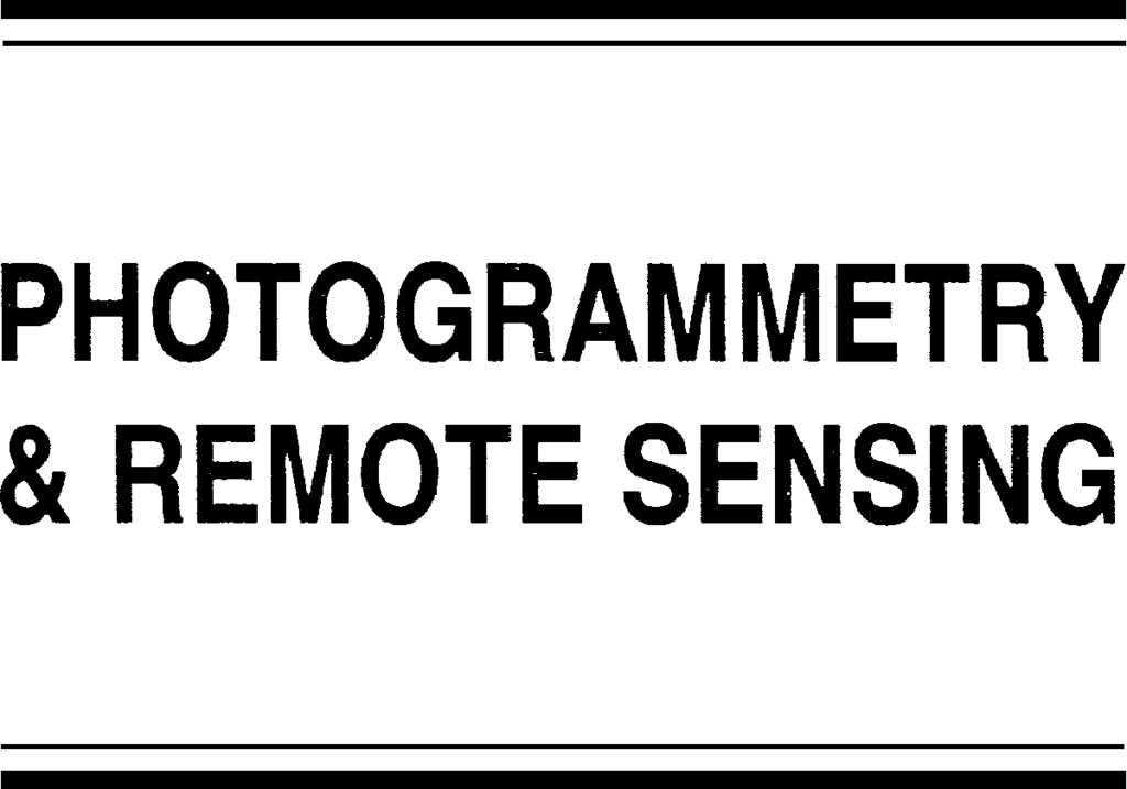 Ž. ISPRS Journal of Photogrammetry & Remote Sensing 54 1999 138 147 Processing of laser scanner data algorithms and applications Peter Axelsson ) Department of Geodesy and Photogrammetry, Royal