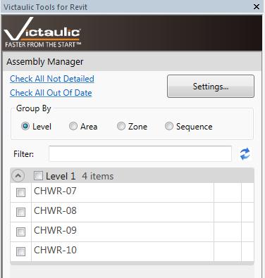 This tool will ensure all nested families are correctly brought into the assembly where the native Revit assembly tool ignores all nested families.