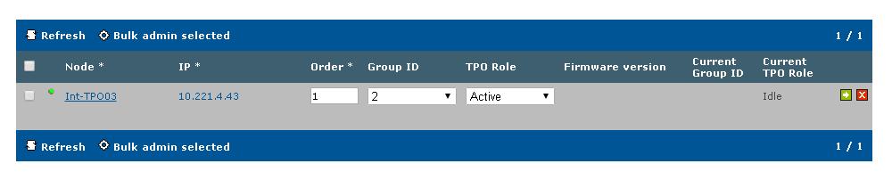 Next, navigate to the TPO Cluster Tab.