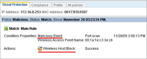 2. In the Views pane, expand the Policy folder and scroll to the wireless policy you created. 3. In the Detections pane, select an entry. The wireless information is displayed in the Details pane.