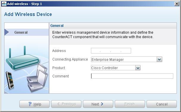 Configure Connection to a Wireless Controller or Access Point This section describes configuration for a single wireless controller. Often, controllers in a network share the same basic configuration.