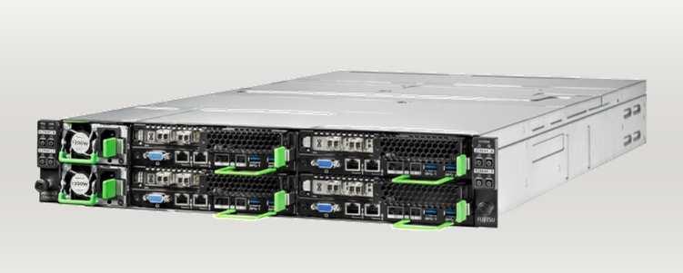 FUJITSU Server PRIMERGY CX600 M1 Multi-node chassis Platform for highly