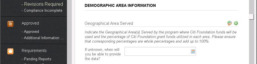 7. Selecting Geographical Area Served In Edit