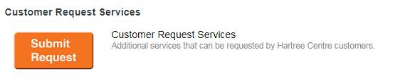CUSTOMER REQUEST SERVICES (REQUEST) From the portal homepage, select the Customer Request