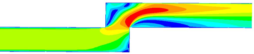 The creation of the segmented elbow model in CFD software or in Gambit respectively is very complicated. Therefore the only one geometric case (R/D = 0.74) was simulated.
