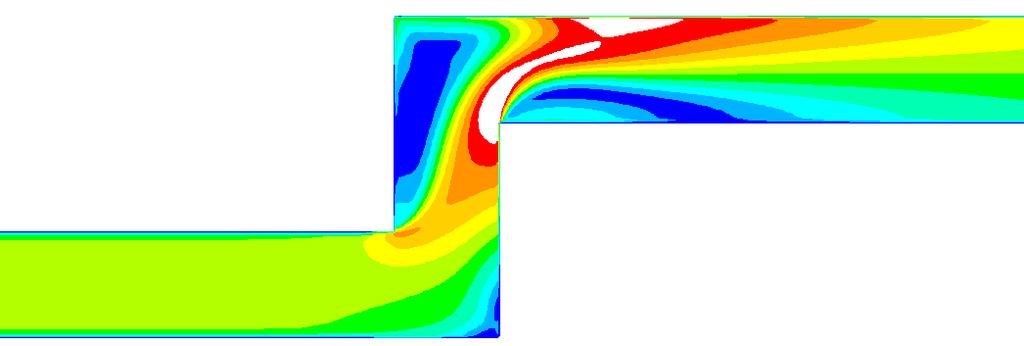 The result of CFD simulation for the segmented round elbow (5 segments) corresponds with the result for the simple round elbow (Case 1) in principle. 0, 0,5 1,5,0,5 R/D [ - ] Case 1 - eq.