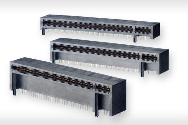 DESCRIPTION GENERAL Right Angle Connectors These card edge connectors are designed to meet the requirements of PCI Express architectures that call for a high performance point-to-point, full duplex
